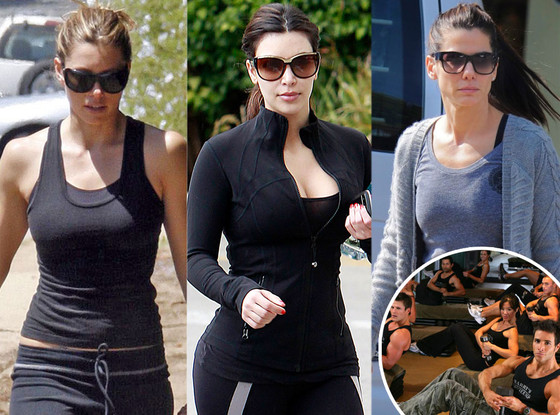 Barry's Bootcamp, Jessica Biel, Kim Kardashian, Sandra Bullock Barry's Bootcamp, Jessica Biel, Kim Kardashian, Sandra Bullock